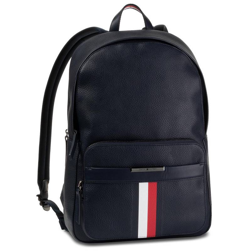 TOMMY HILFIGER DOWNTOWN CORP BACKPACK BLUE Tommy Hilfiger Τσάντες